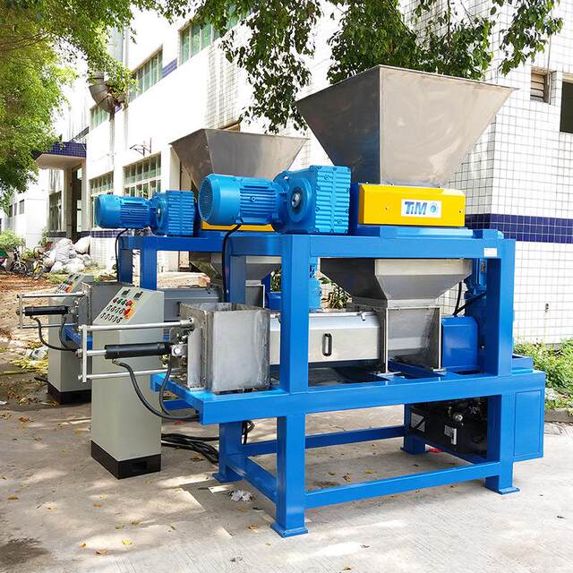 Food and kitchen waste disposal equipment Food and kitchen waste solid-liquid separation equipment crushing and dehydrating integrated waste disposal machine