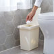 Trash can household large toilet bathroom bathroom kitchen living room bedroom storage barrel with lid simple trash can