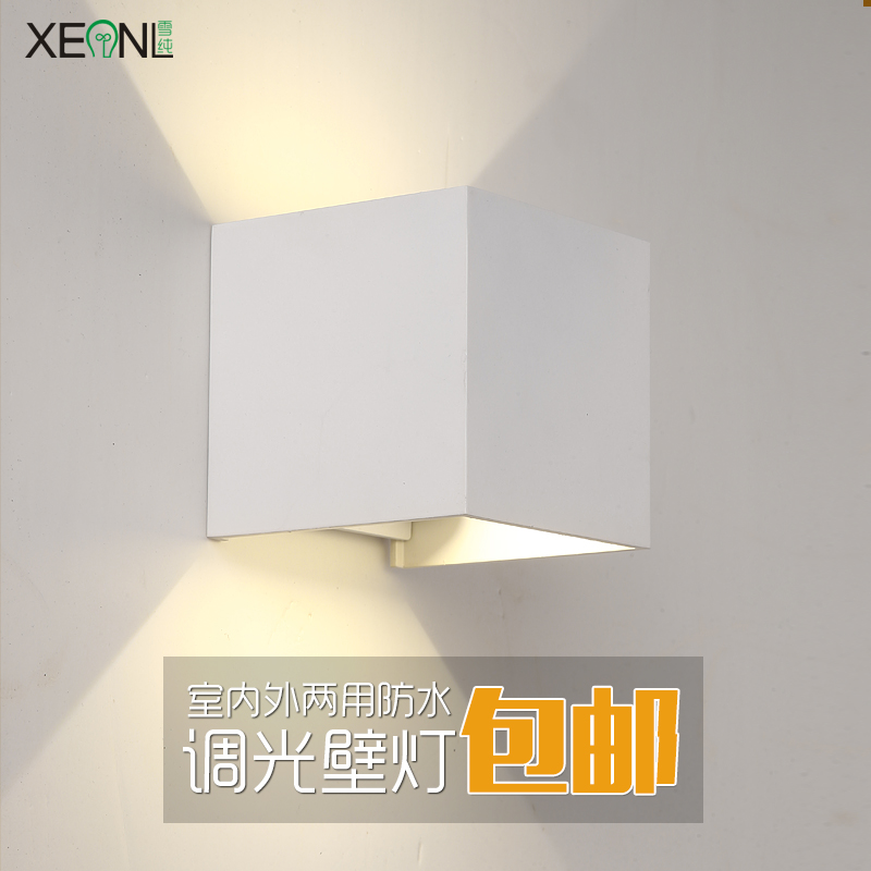 눈 순수 LED 야외 벽 램프 방수 머리맡 램프 침실 거실 야외 통로 복도 계단 안뜰 벽 램프