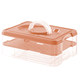 Towel money dumpling box heightened and deepened Internet celebrity Bozi cake stall storage box big bun cupcake pudding cup