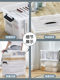 Clothes storage box large capacity, extra large thickened plastic box with handle, home toy storage box sorting box