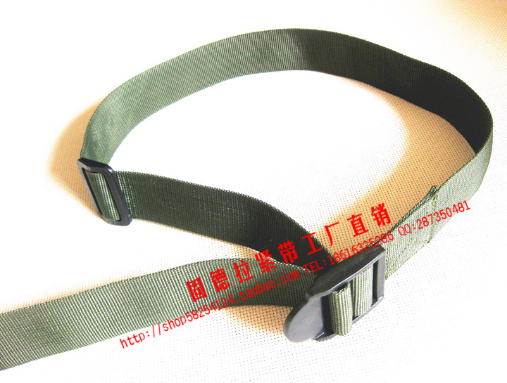 FACTORY CUSTOMIZED  THICKENED ARMY GREEN POLYPROPYLENE NYLON WEBBING MESH BUCKLE WAIST BAG BELT STRAPPING COMPRESSION PACKING AND STRAPPING