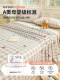 Summer double-layer yarn sheets single-piece A-class maternal and infant-grade dormitory single non-pure cotton full cotton quilt single pillowcase three-piece set