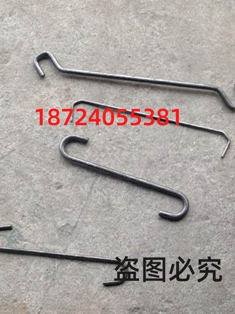 喷涂挂钩喷粉流水线挂具65锰挂钩电泳喷漆挂具S钩C型V 吊钩包邮定