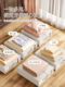 Japanese cotton and linen four-piece storage box bed sheet and quilt cover storage artifact household clothing storage box bedding finishing box