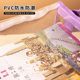 New transparent book storage bag waterproof dustproof folding high school student book protection portable documents durable