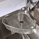 Sink drain basket triangular kitchen filter rack water drain basket washing basin water sink tea residue leaking sieve