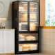 Kitchen storage rack Organizing rack Seasoning rack Storage rack Kitchen supplies Household storage rack Dining side cabinet