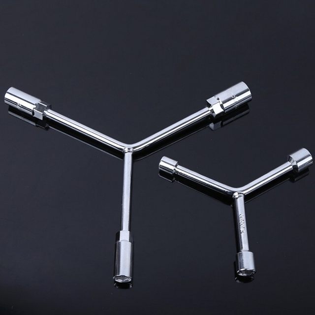 Y-shaped sleeve wrench short three-point long three-point wrench mobile phone repair auto repair external hexagonal sleeve triangular tool 14
