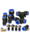 PU pneumatic fast plug connector PV right angle PEG diameter transformer PZA cross four-way 4/6/8/10/16