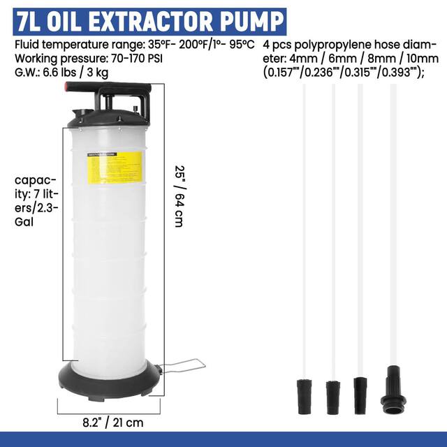 Automobile manual oil pump engine oil pump oil suction oil suction oil suction brake oil gear oil oil change oil tool