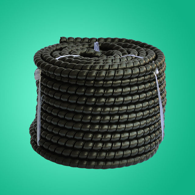 Direct sales flame retardant finishing storage harness wire pipe winding wire pipe spiral protective sleeve 28MM*50 meters
