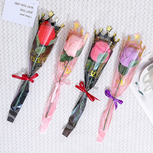 送妈妈母亲节实用的七夕情人毛巾花束女神节教师礼物店庆开业礼品