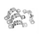 304/201 stainless steel pipe clamp riding and clamping pipe bracket pipe buckle throat hose water pipe clamp U-shaped pipe clamp hug hug
