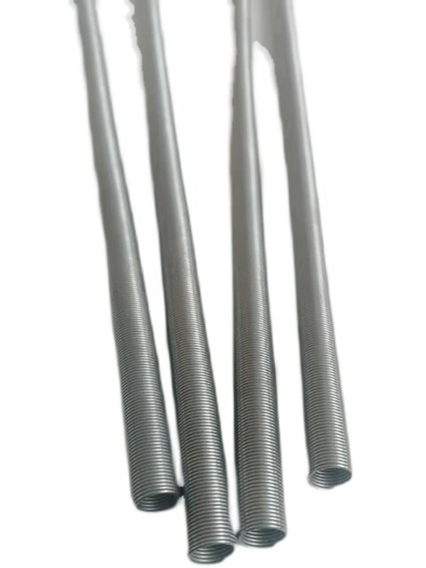 Pipe protection spring manufacturer straight hair high quality 304 flat mouth round tight spring garden hanging tree brand wire protection pipe spring