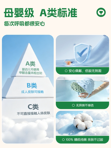 婴儿帽子夏薄款防晒帽a类纯棉儿童遮阳男宝女童新生儿小月龄外出 — 3