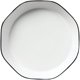 Ceramic plate, vegetable plate, household deep soup plate, simple Nordic style, creative and personalized relief lace plate, fruit plate, rice plate