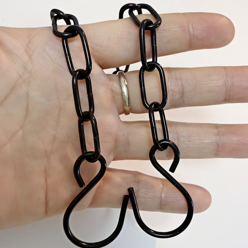 SWIM BLACK 2MM BLACK IRON CHAIN ADVERTISING BIRD CAGE DISPLAY DECORATION HANGING CHAIN BIRD PET CHAIN DROP CHAIN