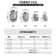 304 stainless steel fan nozzle high pressure car washing machine cleaning dust removal machine tool cooling industrial atomization nozzle