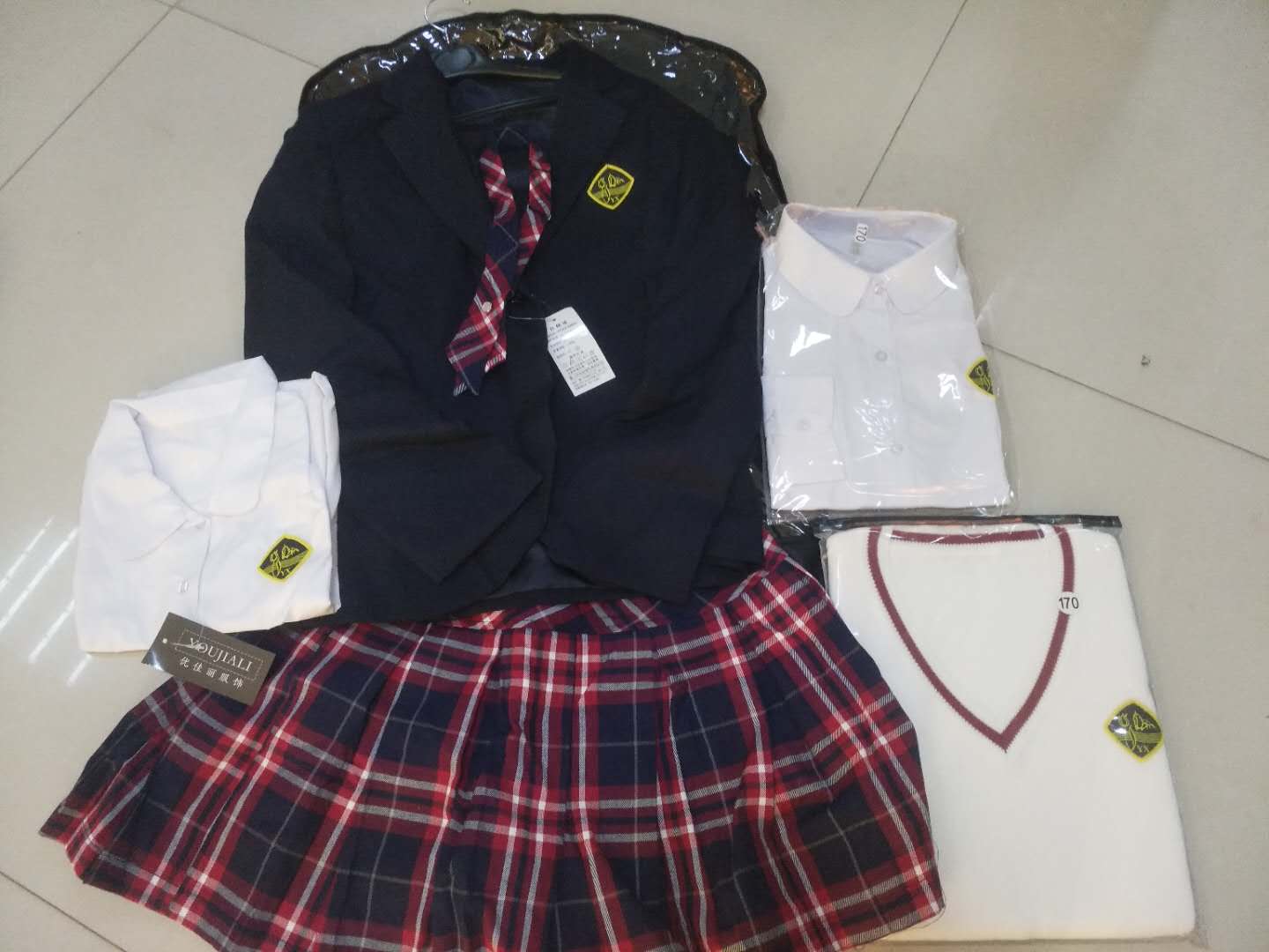 XIAMEN MUSIC PRIMARY SCHOOL GIRLS UNIFORMS WINTER SUMMER
