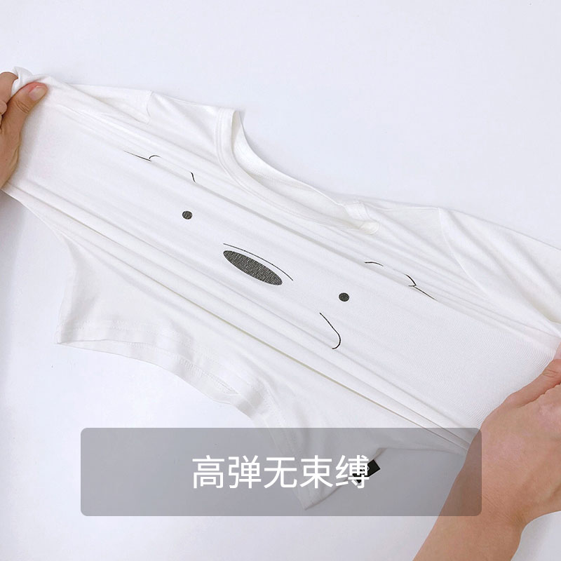 CHILDRENS PAJAMAS MODAL SUMMER THIN COTTON SILK LOOSE HIGH WAIST SHORT SLEEVE SUIT BABY BOY GIRL AIR CONDITIONED SUIT