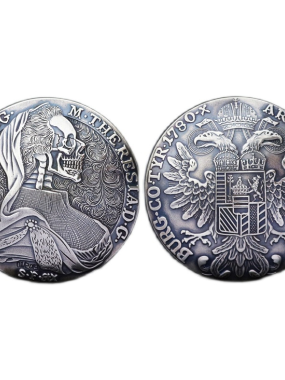 HANDMADE VINTAGE CATTLE RAISING DOUBLE-HEADED EAGLE LARGE DIAMETER BRASS WHITE COPPER CLOTH BUCKLE DECORATIVE BUCKLE LEATHER GOODS LEATHER CARVING ACCESSORIES