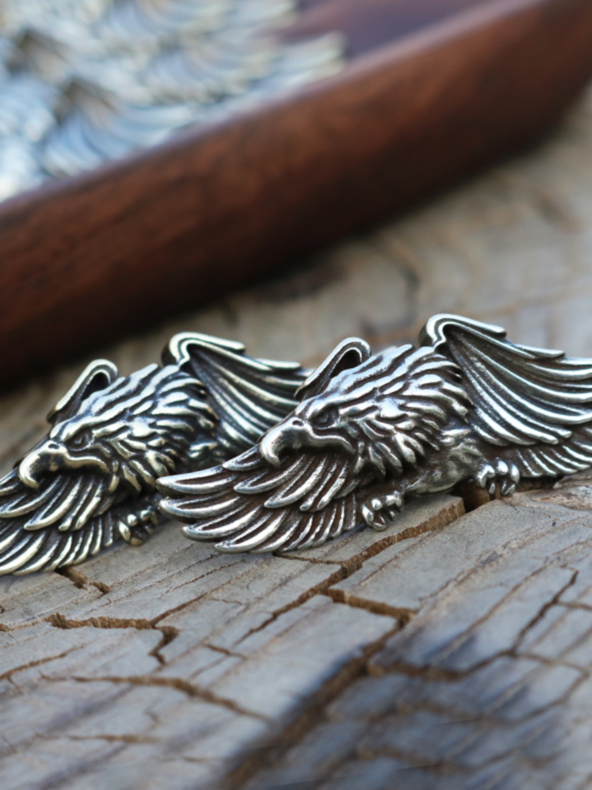 [SEIKO] BRASS ORNAMENTAL BUCKLE FLYING EAGLE FINANCIAL CLOTH BUCKLE HANDMADE LEATHER GOODS LEATHER CARVING ACCESSORIES