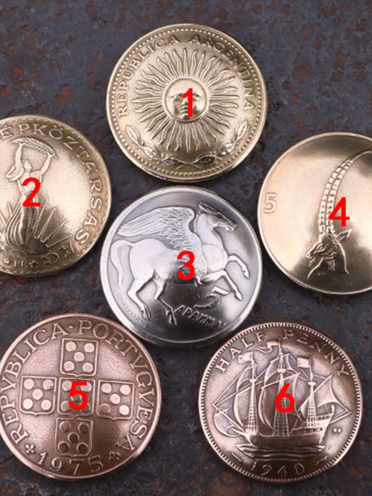 HANDMADE DIY VINTAGE GENUINE MONEY CLOTHES DECORATION BUCKLES GENUINE MONEY CUFFLINKS LEATHER GOODS CAI CLOTH BUCKLE COIN BADGE 25-26MM