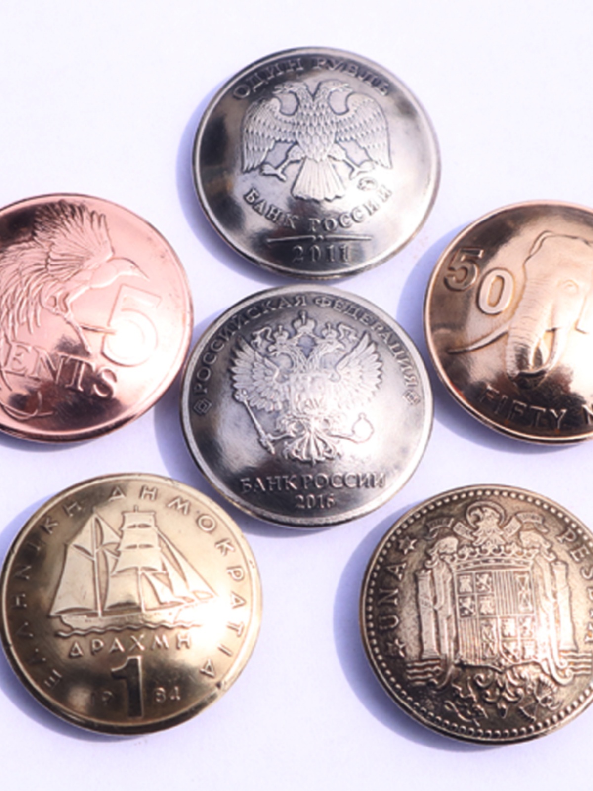 HANDMADE DIY RETRO REAL COIN CLOTHES DECORATION BUTTONS COIN CUFFLINKS LEATHER GOODS CLOTH BUCKLE METAL BADGE 20-21MM