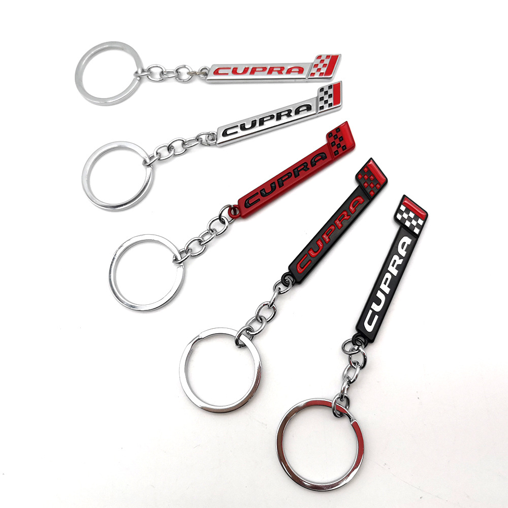 CAR CUPRA METAL CREATIVE METAL PERSONALITY KEYCHAIN FOR SEAT SEAT KEYCHAINS