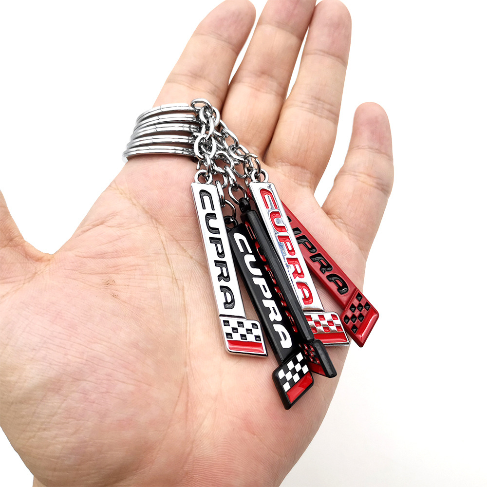 CAR CUPRA METAL CREATIVE METAL PERSONALITY KEYCHAIN FOR SEAT SEAT KEYCHAINS
