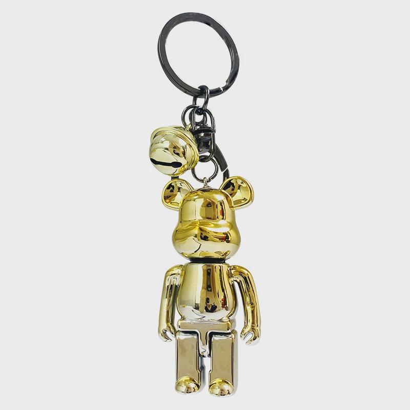 CARTOON CREATIVE SMOOTH GRADIENT BEAR DOLL KEYCHAIN BAG CAR