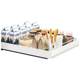 Stainless steel kitchen pull-out storage rack under sink pull-out basket cabinet drawer type ultra-deep storage box magic tool