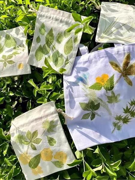 开学季礼物幼儿园环创手工diy植物敲扎蜡拓染材料美工区投放工具