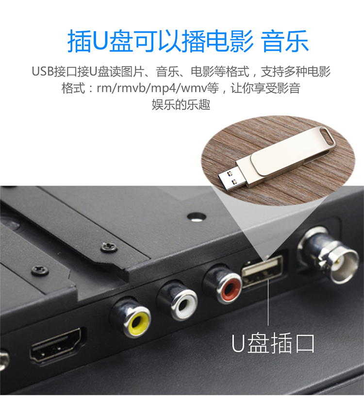 11.6 INCH 12 INCH HD HDMI MONITOR 1080P PORTABLE MONITOR COMPUTER SECONDARY SCREEN USB PLAYBACK