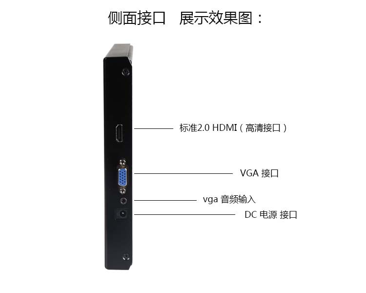 BRAND NEW 11-INCH 13-INCH PORTABLE MONITOR STANDARD HDMI VGA PORT 1080P IPS FULL VIEWING ANGLE SCREEN