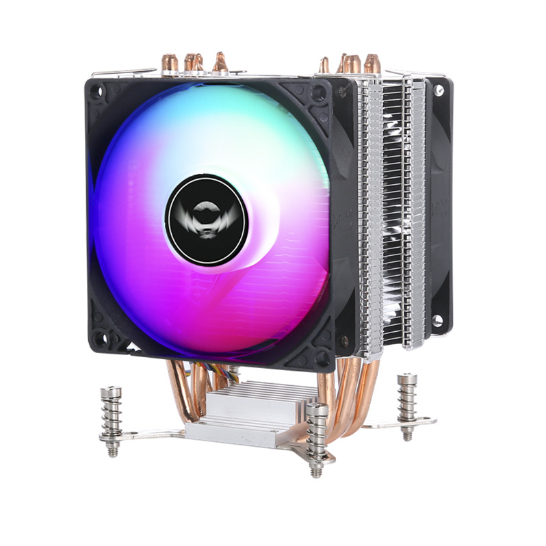 X79 MOTHERBOARD CPU HEATSINK 4 COPPER TUBE E5 DUAL WAY SERVER 2011 PIN SIX HEAT PIPE SILENT CPU FAN UNIVERSAL