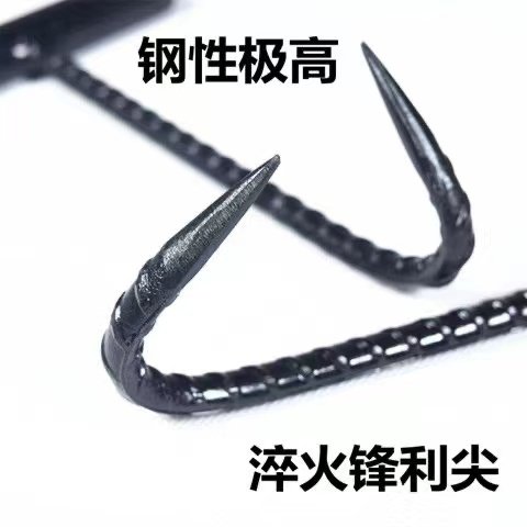 T型猪肉挂钩手拉钩羊肉钩牛肉挂钩肉钩子菜篮子勾拉猪水泥井盖钩