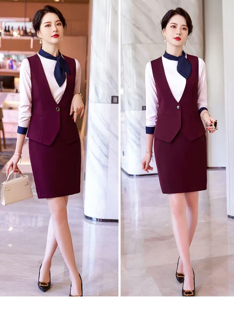 VEST WOMENS PROFESSIONAL WEAR 2022 SPRING AND AUTUMN NEW FORMAL OVERALLS VEST SUIT INNER HORSE CLIP WAIST WORK CLOTHES TIDE