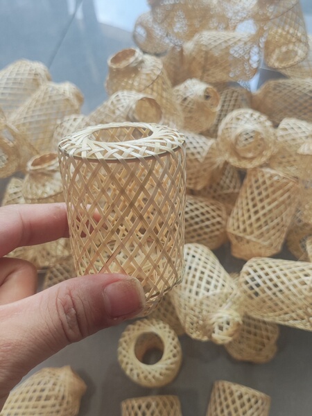 竹编灯笼手工编织花灯古风宫灯手提中秋元宵节装饰挂件道具