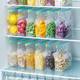 Food grade sealed bags for household refrigerators, freezer self-sealed bags for fruit snacks storage zipper-type fresh-keeping bags