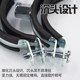 镀锌铁管卡排水管固定支架重型金属管卡管夹抱箍卡箍50 75 110mm