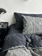 Maxim/American industrial style color spun cotton four-piece set wash cotton bed sheet pure cotton dormitory bed three-piece set
