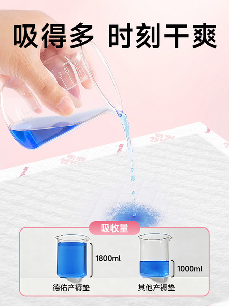 德佑产妇产褥垫产妇专用一次性护理垫60x90大尺寸加大加厚隔尿垫 — 4