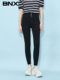 BNX2025 spring and summer new women's black high-waist slim-fitting slim feet pants pencil pants trousers simple and versatile