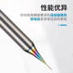 Colorful aluminum deep groove knife 60 degree cemented carbide aluminum flat bottom knife CNC machining center long neck colorful ball knife
