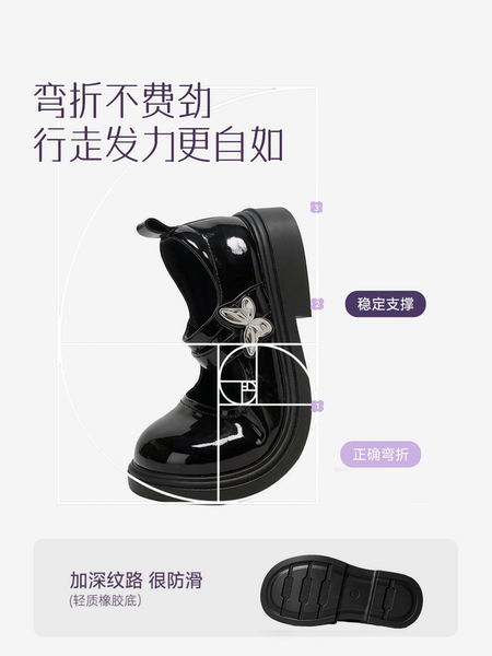 黑色小皮鞋女童学院风玛丽珍女百搭不累脚英伦风超软2026新款女款 — 4