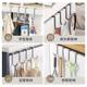 Stainless steel double S-shaped heavy object hook without punching and powerful load-bearing door rear multi-function cabinet door advanced storage rack