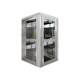 L corner air shower room intelligent dust removal double three blow complete air shower room single blow dust-free workshop Fenglin room