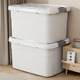 Storage box Plastic large capacity household clothing storage box Simple home storage box Clothes and quilts finishing box